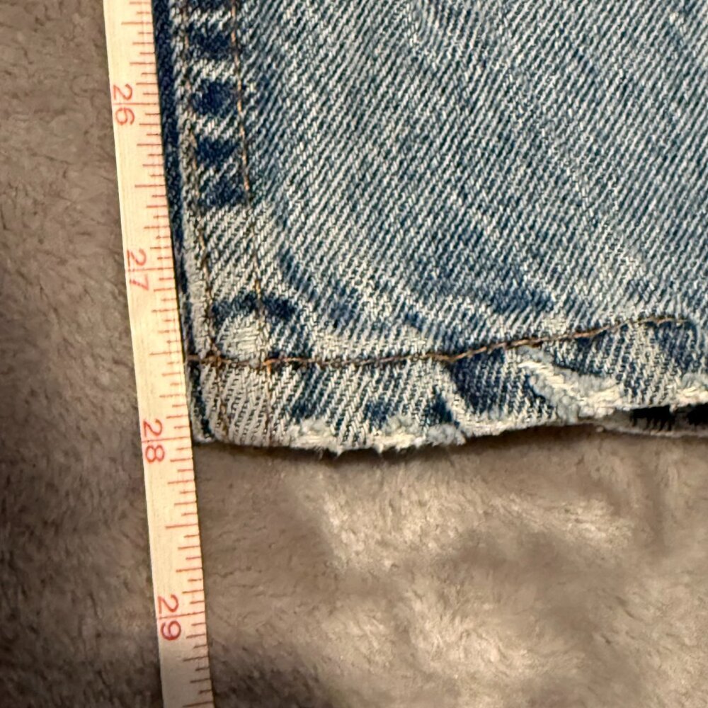 Vintage Levi’s 921 Orange Tab 921 Tapered Jeans Made in USA Size 6 Short USA 90s - Picture 11 of 12